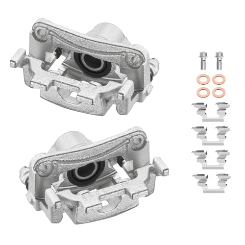 Image of BDFHYK 19-B6240 19-B6241 Rear Disc Brake Caliper Assembly Compatible with Nissan Maxima 2009-2014 /2016-2018 3.5L V6, GAS 2pcs