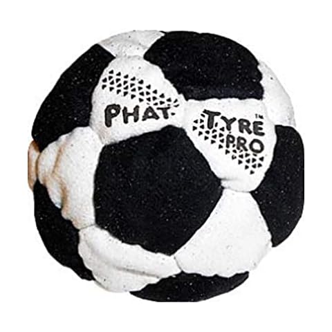 DIRTBAG PT Pro 32 Panel Footbag Hacky Sack, Flying Clipper Original Design, Steel Pellet Filled for Maximum Control Handsewn - Black/White. Cover
