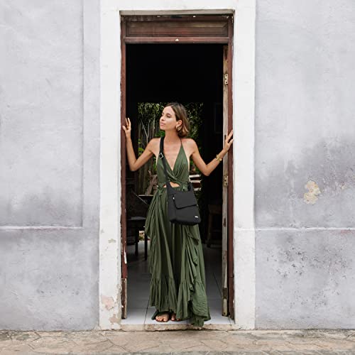 Travelon Women's Anti-Theft Classic Messenger Bag, Black, One Size - Image 7