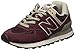 Produktbild New Balance Herren 574 Core Turnschuh, Burgundy with White, 37 EU