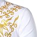 Camisas Hombres, Dragon868 Cuello de Estilo Africano para Hombre Traje Largo Casual...