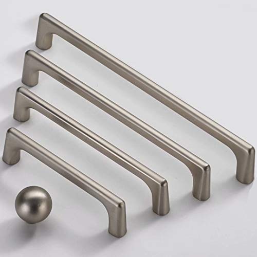 Bouton de commode chic en nickel brossé pour rénovation haute qualité - 4