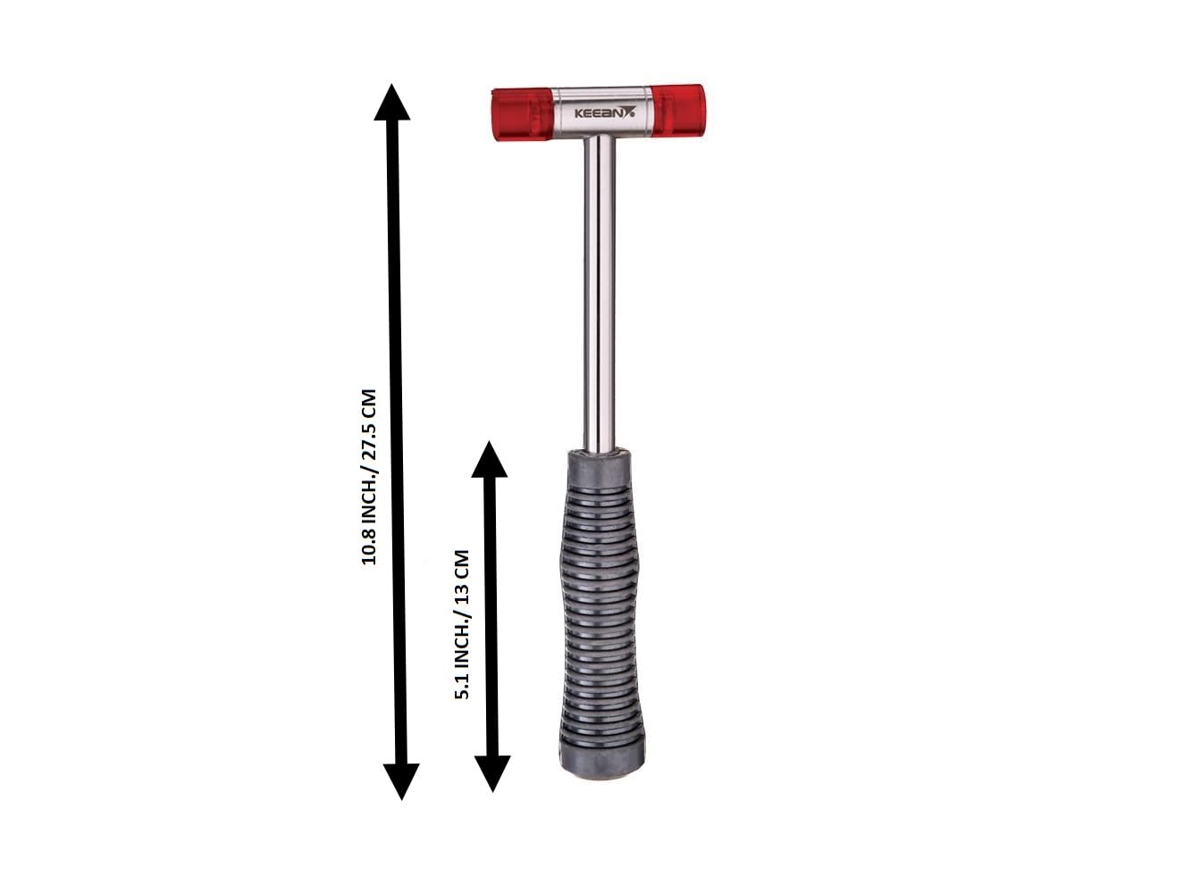 KEEAN 20 MM Soft Faced Acetate Mallet Industrial Hammer Non Slip Rubber Grip Bending Forming Metal Tile Fitting Wood Work Professional - Image 7 thumbnail