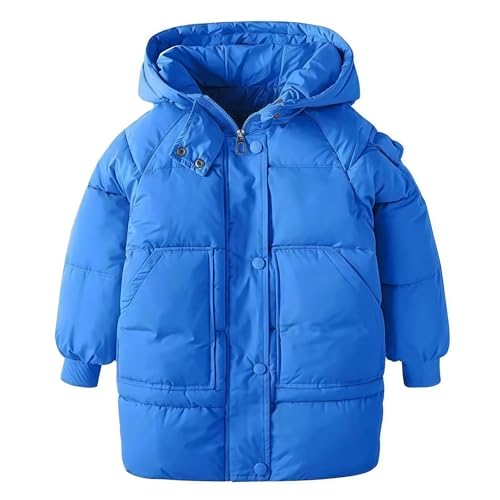 Girl's Kids Winter Coat Parka Kids Warm Puffer Jacket with Hooded Long Puffer Coat Quilted Down Overcoat Windproof Outerwear