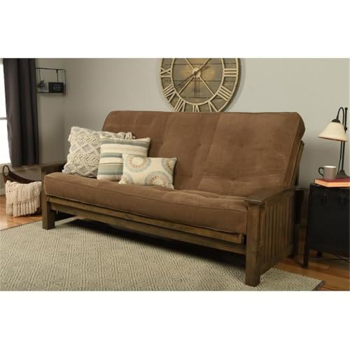 Kodiak-Furniture-Washington-Queen-Size-Futon-Frame-and-Mattress-Set-Wood-Futon-Frame-with-Mattress-Included-in-Mocha-Brown-Color Kodiak Furniture Washington Queen Size Futon Frame and Mattress Set Wood Futon Frame with Mattress Included in Mocha Brown Color