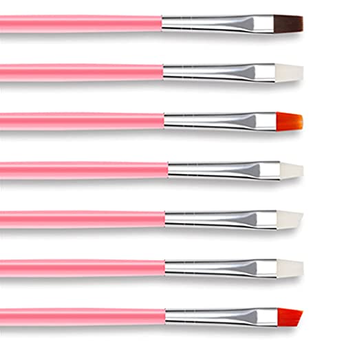 DROHOO Nail Art Tools Dekorationsset Pailletten Folienflocken mit Pinzette Farbstift Pinsel – Bild 4