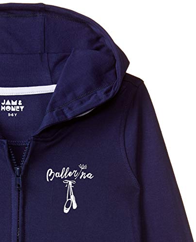 Image of Amazon Brand - Jam & Honey Girls Lightweight Sweatshirt