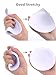 6 Pairs Bra Pads Bra Insert Cups Push-up Foam Bra (Black 1, White 1, Beige 1, Triangle+Circle)