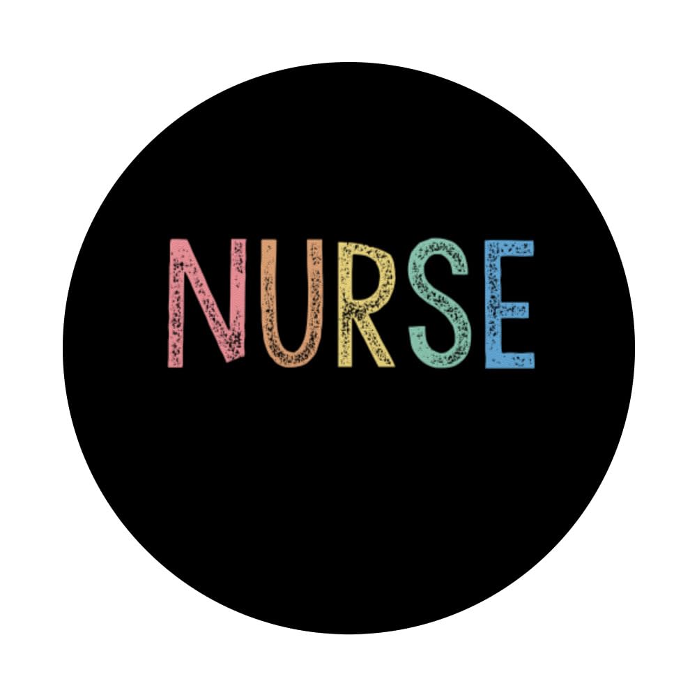 Nurse Educator Best Nurse Doctor Hospital Medical Love Stude PopSockets Swappable PopGrip, Black - Image 3