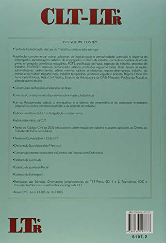 CLT-LTr: DE ACORDO COM A REFORMA TRABALHISTA