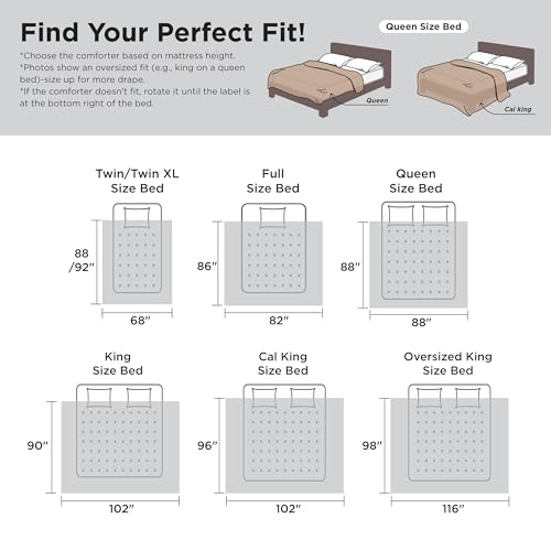 Image of Bedsure Duvet Insert Twin XL Size - Lightweight Comforter, Quilted Cooling Duvet Insert, Down Alternative Summer Comforter with 8 Tabs, College Dorm Essentials, Machine Washable, White, 68x92 inches