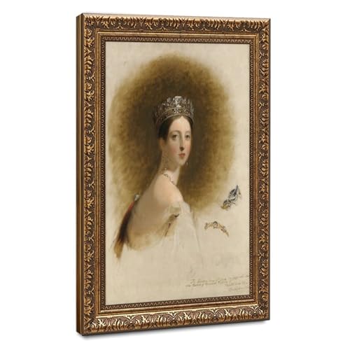 Thomas Sully 1838 impression de prestige sur toile Reine Victoria pour collectionneur exigeant