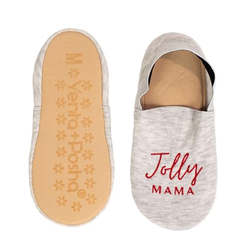 Image of No Show Cushion Lounge Slipper Sock for Women with Anti-Skid Bottom and Heel Grippers