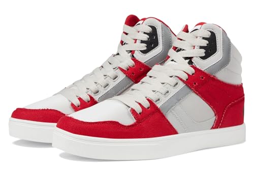 Osiris Clone - Skateboard Shoes for Men - Synthetic Leather Upper - Lightweight Padded Tongue Collar White/Red/Navy 13 D - Medium