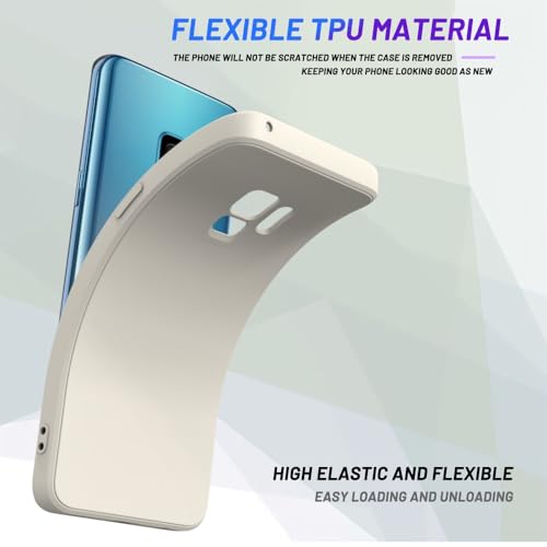 Image of for Samsung Galaxy S9 Case White, Scratch Resistant with Soft Touch, Slim Thin Phone Cover for Samsung Galaxy S9