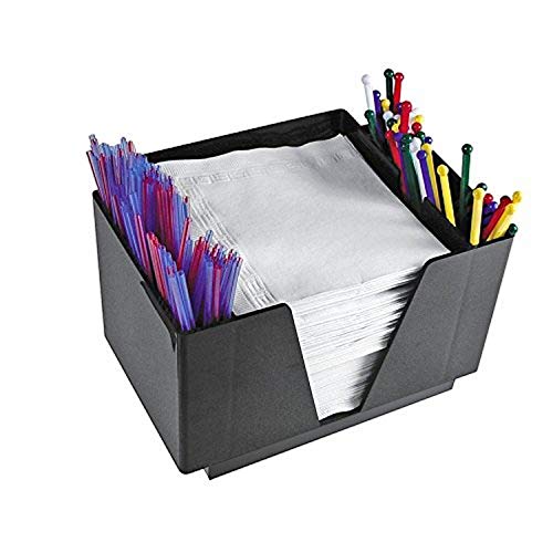 Review Co-Rect Plastic Bar Caddy with Square Design, Black,NH1272
