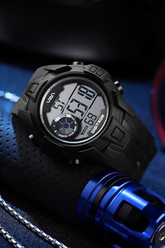 Image of V2A Digitron 2117 Sports Watch for Men & Boys | Alarm, Stopwatch, 12 /24H | 3 ATM Water Resistant | Luminous Display | Gifts for Men & Boys