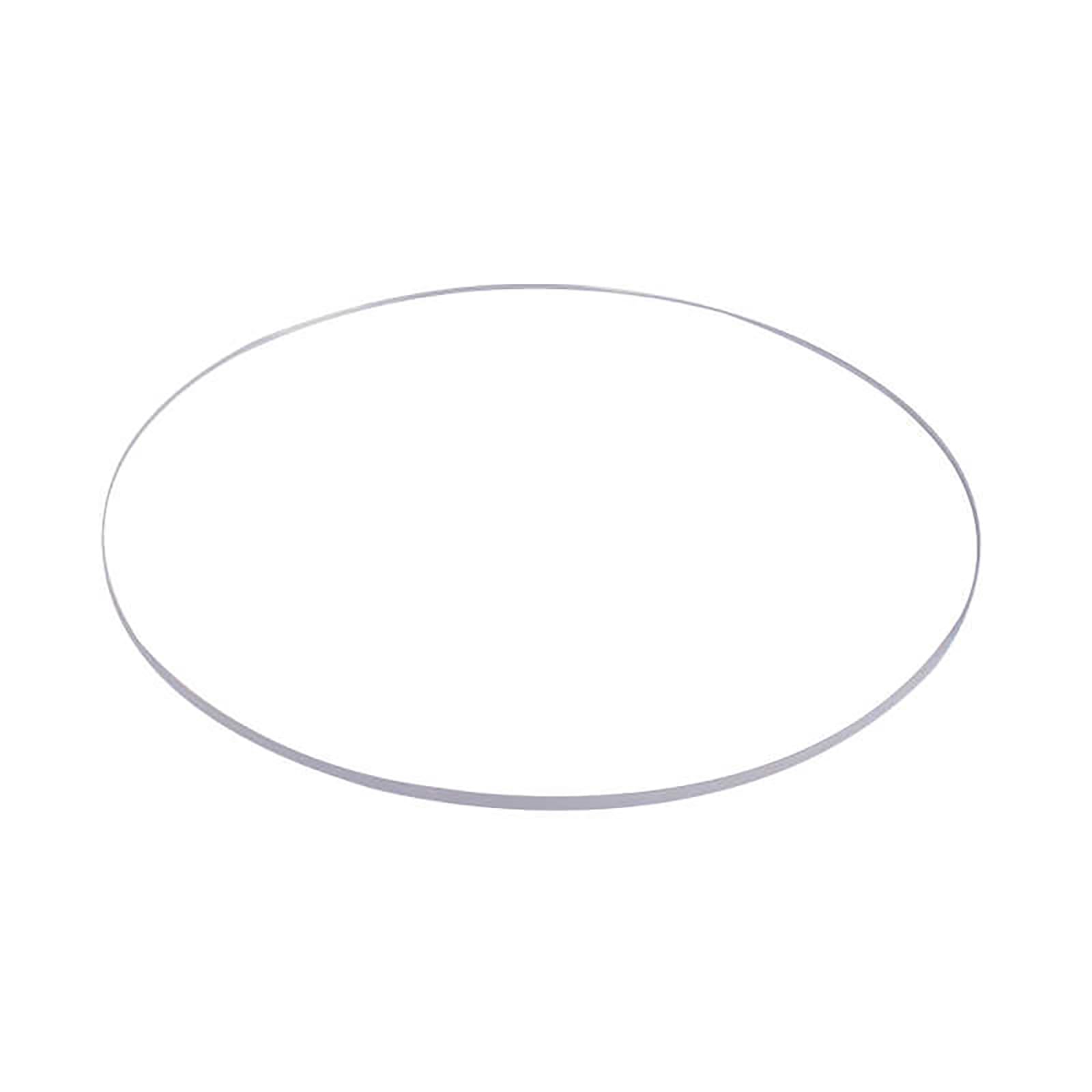 TonuuoDC 1PC Acrylic Discs, 450mm Diameter, 2mm-10mm Thickness, Transparent Plastic Circle for DIY Crafts, Display, and Projects(10mm)