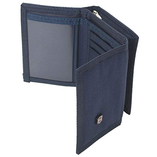 Toptie Trifold Wallet For Men, Casual Billfold Purse With 7 Credit Card Slots Extra Capacity-Black #TOP4