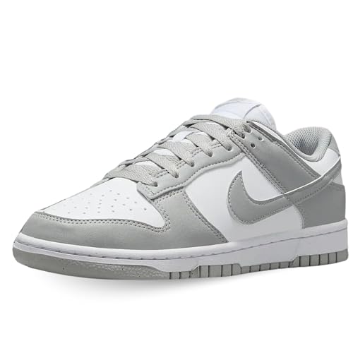 NIKE DD1873-113 Dunk Low Donna, White/LT Smoke Grey EU 38