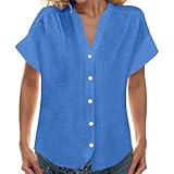 Women's Summer Tank Loose Fit Pleated V Neck Sleeveless Top Curved Hem Flowy Womens Long Sleeve Summer (Dark Blue, XL)