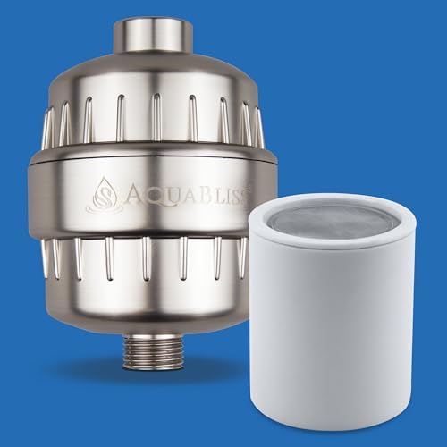 AquaBliss SF100BN Revitalizing Shower Filter w/ 1 Replaceable MultiStage Filter Cartridge
