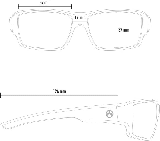 Miniatura 7 de Magpul Ascent - Gafas de sol tácticas balísticas deportivas, gafas de tiro para hombres y mujeres