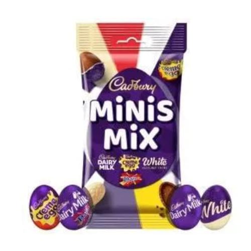 Easter Egg Hunt Pack - Assorment Minis Mix Bg 238g - Easter 2024 Assorted Milk and White Easter Eggs Chocolate- Daim & Creme Eggs - Kids Egg Hunt