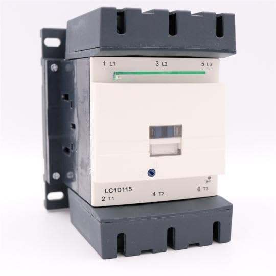Contactor de CA LC1D115B7, 3 Polos, 3 NA, 115 A, 24 V CA, Bobina