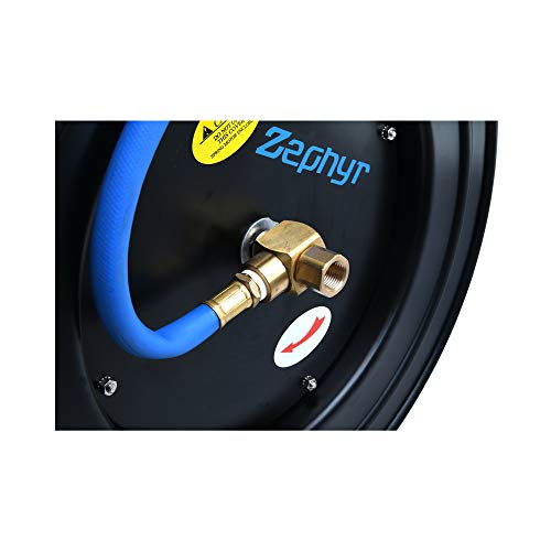 Image of Zephyr Heavy-Duty Auto-Retractable Water /Garden Hose Reel (Industrial-Grade) Made in India