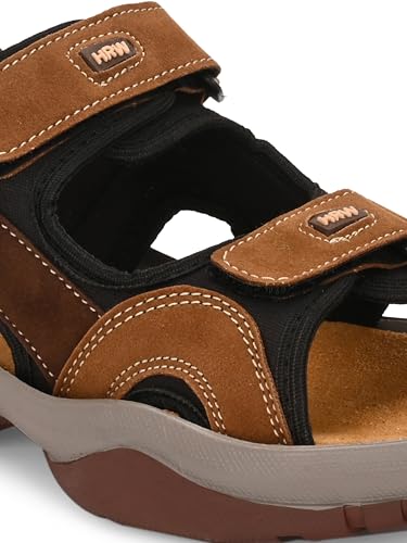 Image of BELLION Sports Sandals for Men | Comfortable & Lightweight | Flexible & Breathable | Anti-Skid Footwear for Trekking, Hiking & Outdoor