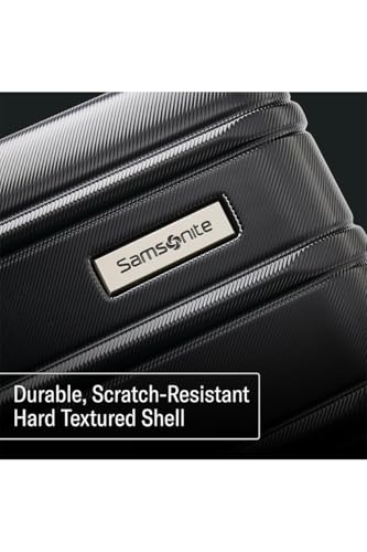 Samsonite Omni 2 Hardside 2 Piece Set - Includes Global Carry-On & Large Checked Suitcases - 360° Dual Spinner Wheels - Integrated TSA Lock & Expansion - Amazon Exclusive - Midnight Black - image 6