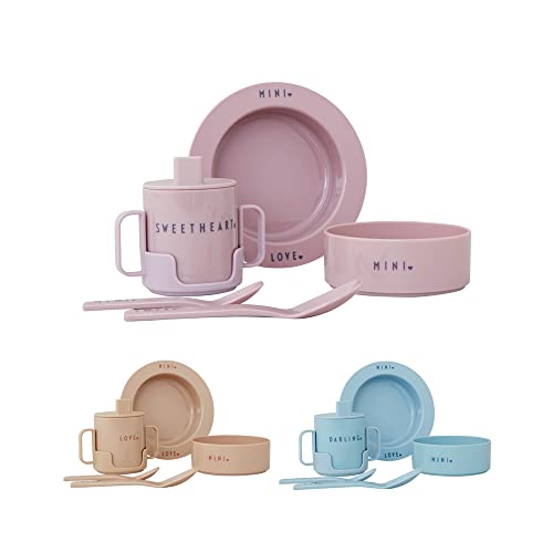 Design Letters MINI kindergeschirr gesetzt | Dänisches Design Buntes...