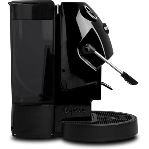 Generico Macchina a cialde Coffee & Tea color Nera Lucida con frullino e supporto integrato ed erogatore per infusi.