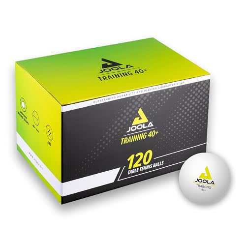 JOOLA 44230 Tischtennisbälle TRAINING 40+ Tischtennis Bälle 120er Karton, Weiss