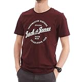 Jack & Jones T-Shirt Bordeaux Homme Famo