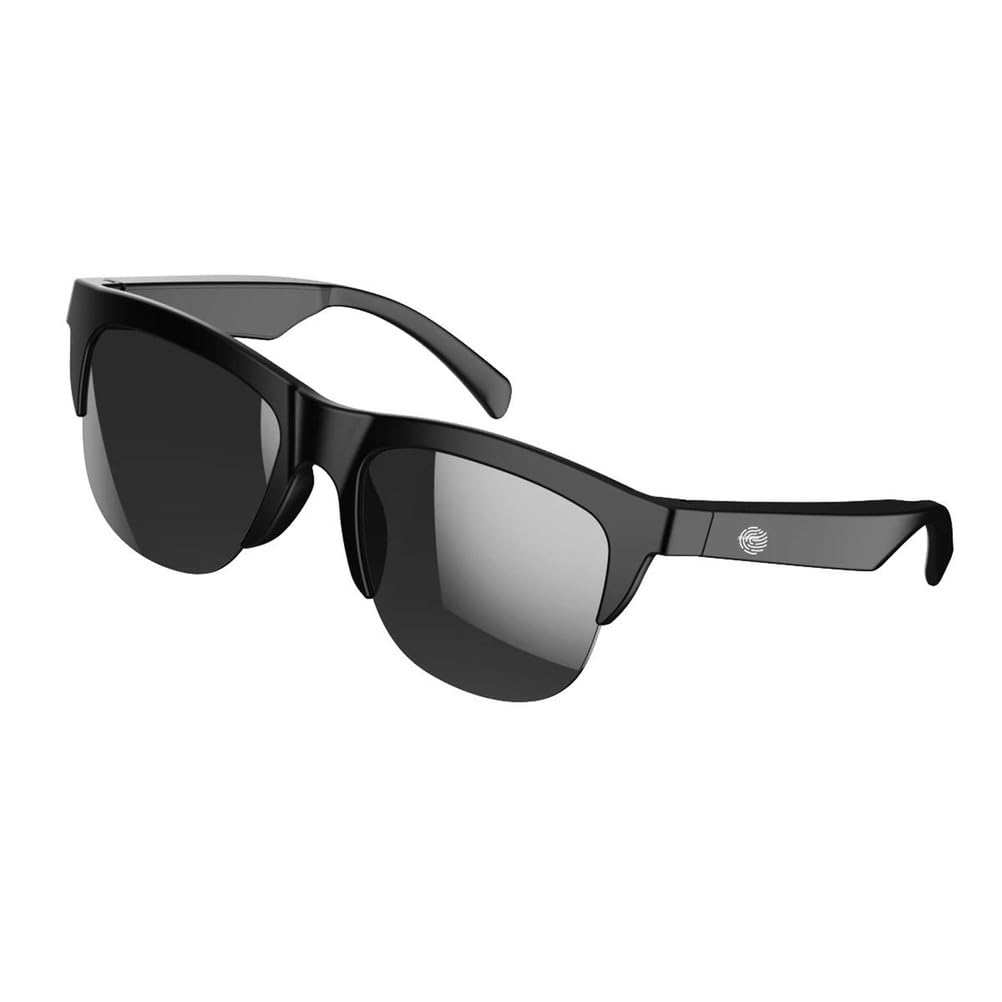Occhiali intelligenti assistente ia audio hd a 360° intelligente chiamate | occhiali intelligenti bluetooth con ia lenti anti-uv, protezione ip4, ideali come regalo per il ciclismo