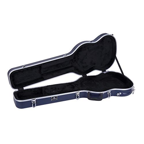Image of Crossrock ABS Molded Arch Top Case for SG Electric Guitars, Backpack Straps, Blue(CRA860SGBL)