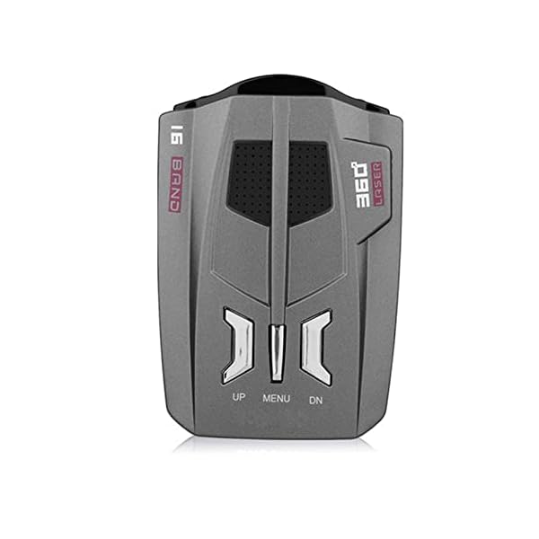 Radar Detector, Car Radar Speed Radar Detector Long Range Radar Detection 360 Degree Protection Automatic Detection Vehicle Speed Alarm System Voice Alerts Led Display City Highway Mode