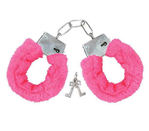 smileh Addio al Nubilato Gadget Manette in Metallo con Chiavi Handcuffs Gallina Do Accessori Hen Feste Notte