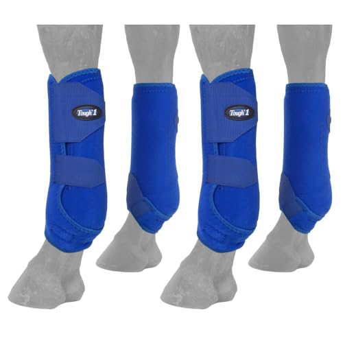 Tough 1 Extreme Vented Sport Boots Set, Royal Blue, Medium