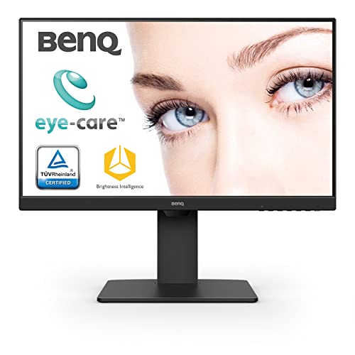 BenQ GW2485TC Monitor LED de 23.8 pulgadas 1080p, IPS, USB-C, micrófono con cancelación de ruido para la oficina en casa
