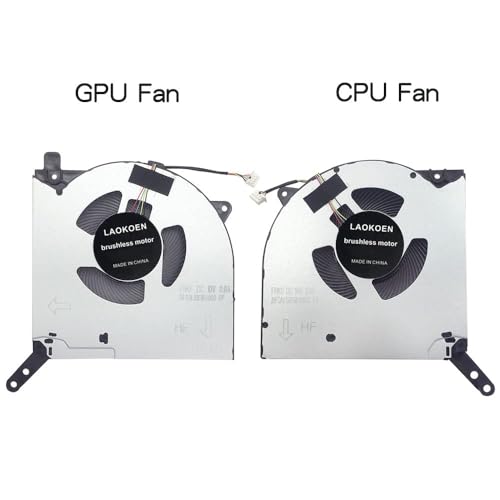Image of LAPPYZONE New Replacement Cooling Fans for Lenovo Legion 5 Pro 16ACH6H R9000P 2021H RTX3060 RTX3070 Model Gaming Laptop Series CPU GPU Fan (4-Pin 4-Wire) 10V 0.8A