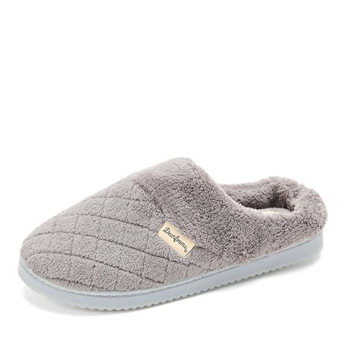Image of Dearfoams Women's Memory Foam House Slippers - Libby Terry Clog With Wide Widths