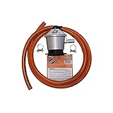 regulador bombona butano repsol Producto útil y práctico REPORSHOP - Tubo Manguera Butano 1,5 MTS + Abrazaderas + Regulador, diametro de 9 a 15 mm, 1500 mm largo manguera