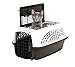 Petmate Dog Crates for Small Dogs & Cat Carriers, Two-Door Plastic Pet Kennel, Top & Front Loading, Made in USA, 19