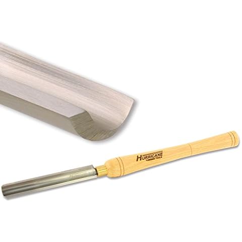 Hurricane Turning Tools, HTT-108, High Speed Steel, 1" Spindle Roughing Gouge for Woodturning Cover