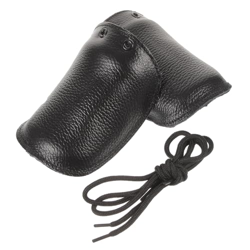 1 Pair Black Shoes Shoe Covers Footwear Metatarsal Protector Portable Safety Shoes Cover Reusable Shoes Covers Portapotty Protective Shoe Cover Shoes Cover for Outdoor Boots Covers KONTONTY