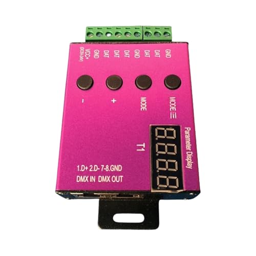 Décodeur de console d'éclairage couleur T1 boîtier décodeur simple pour projecteur