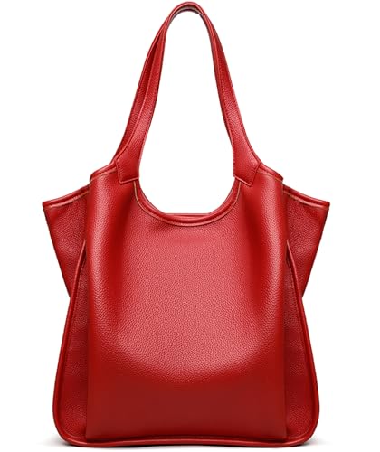Myhozee Shopper Damen Große Tote Bag Handtasche PU Laptoptasche Leder Schultertasche Arbeitstasche Tragetasche Henkeltasche Lehrertasche Aktentasche für College, Schule, Arbeit, Alltag